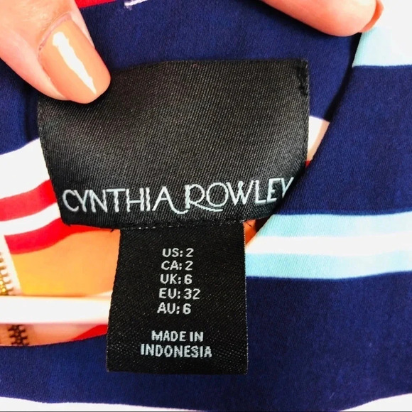 Cynthia Rowley Sleeveless Striped Dress - Picture 3 of 9